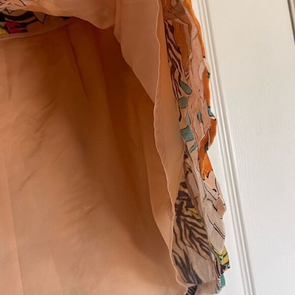 Forever 21 linen blend tropical skirt size s - Picture 7 of 7